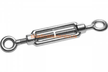 Талреп Зубр DIN 1480, кольцо-кольцо, оцинкованный, кованая натяжная муфта, М6, ТФ5, 15 шт. 4-304375-06