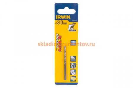 Сверло Turbomax (3х61 мм) по металлу Irwin 10502206