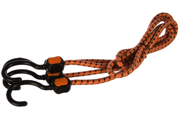 Багажные резинки, обрезиненные крюки, 2 шт, 1000 мм STELS 54363