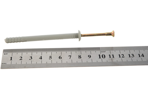 Дюбель-гвоздь полипропиленовый с грибовидным бортиком 950 шт. (6х80 мм; ТФ0) Зубр 4-301350-06-080