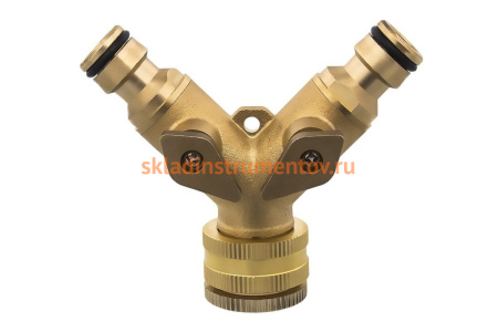 Разветвитель 2-х канальный (3/4") QUATTRO ELEMENTI 246-418