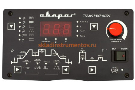 Сварочный инвертор Сварог TIG 200 P AC/DC DSP TECH E104 00000091014