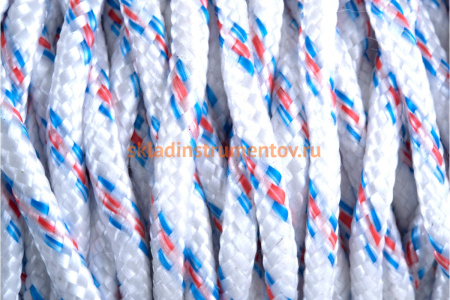 Плетеный 16-прядный полипропиленовый фал с сердечником 6мм, бухта 100м, 320кгс СИБРТЕХ Россия 93965 Плетеный 16-прядный полипропиленовый фал с сердечником 6мм, бухта 100м, 320кгс СИБРТЕХ Россия 93965