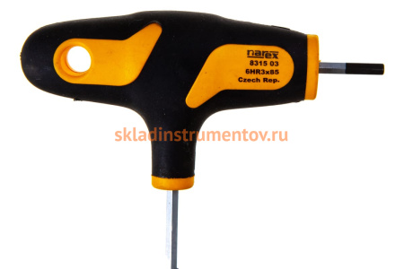 Ключ HEX NAREX Т-образная ручка SW 3,0 l=85 мм 831503