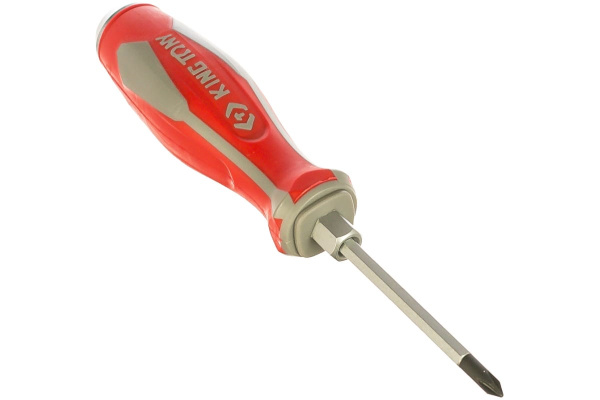 Силовая крестовая отвертка Phillips №1, 75мм, KING TONY 14610103