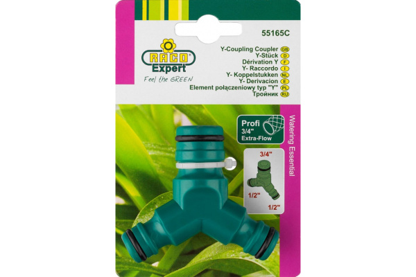 Тройник PROFI EXTRA-FLOW (1/2"х1/2"x3/4") Raco 4252-55165C