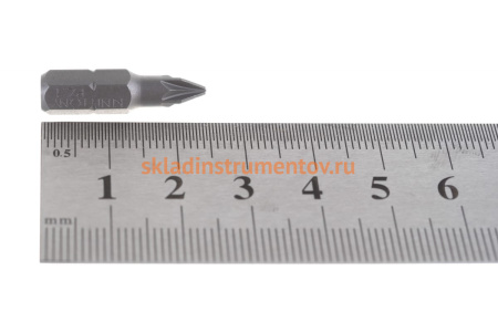 Вставка бита торцевая 1/4", Pozidriv, PZ1, L = 25 мм KING TONY 102501Z