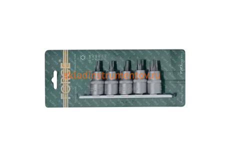 Набор головок-бит Torx 1/2", 55 мм, 5 шт. FORCE 4051