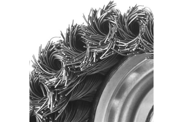 Щетка чашечная усиленная ЭКСПЕРТ (80 мм; М14; 0.5 мм плетеные пучки стальной проволоки) для УШМ Зубр 3527-080_z01