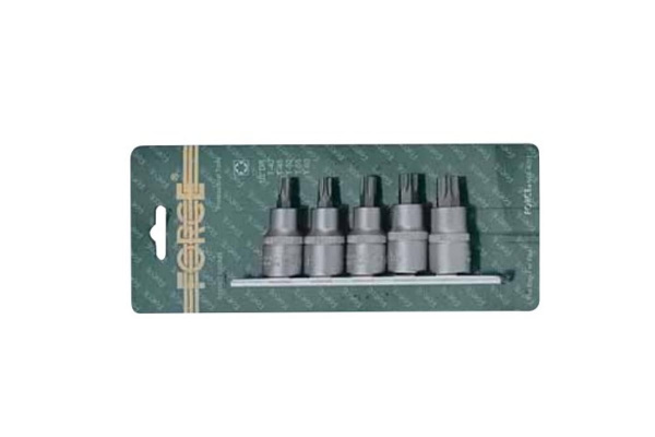 Набор головок-бит Torx 1/2", 55 мм, 5 шт. FORCE 4051