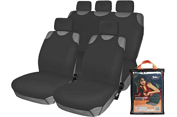 Чехлы-майки (передние/задние, серый цвет, полиэстер) Airline ASC-F2k