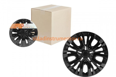 Колесные колпаки Airline 16 Лион + серебристо-черный AWCC-16-25