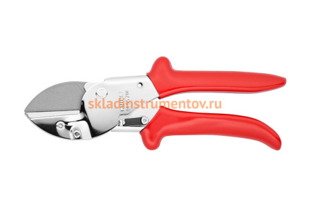 Секатор по мягким материалам KNIPEX для скользящих резов по резине, коже, ПВХ, L-200 мм KN-9455200