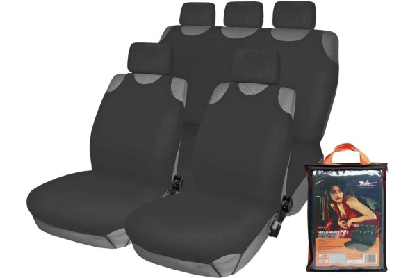 Чехлы-майки (передние/задние, серый цвет, полиэстер) Airline ASC-F2k