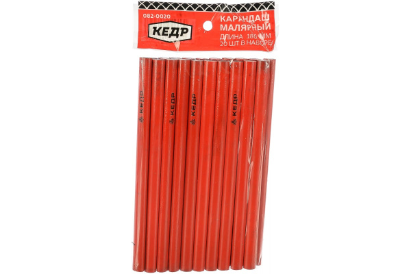 Набор малярных карандашей 180 мм 20 шт КЕДР 082-0020 28730