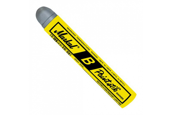 Твёрдый маркер-краска Markal B Paintstik, серый 80230