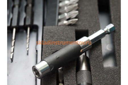 Набор биты+сверла+зенкер в пластиковом футляре NAREX 850200