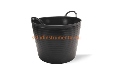 Корзина пластиковая черная №1 RUBI 25л 88771