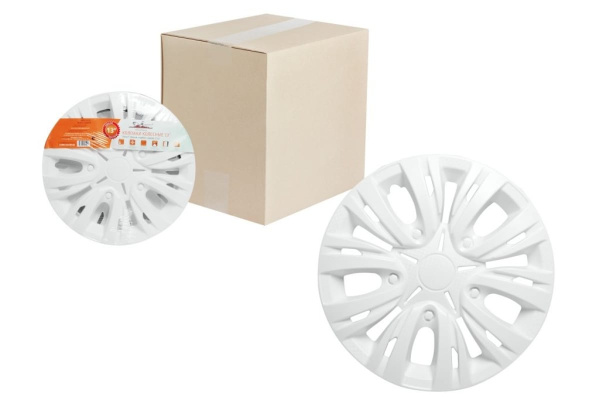 Колесные колпаки Airline 14 Лион белый AWCC-14-03