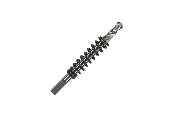 Сверло центрирующее с пружиной для коронок HM-28 по металлу 6х80 мм HSS D.BOR CDS-HS-6-80