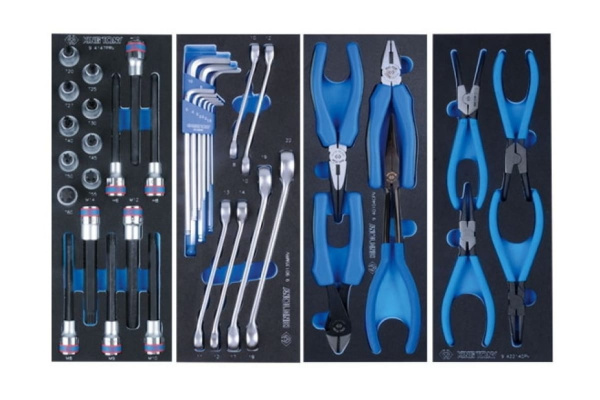 Набор инструментов в красной тележке KING TONY 235 предметов 934-235MMR