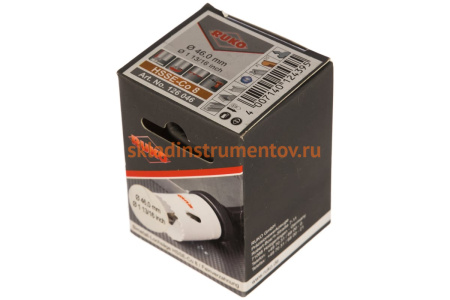 Коронка биметаллическая HSS Co 8% (46 мм) RUKO 126046