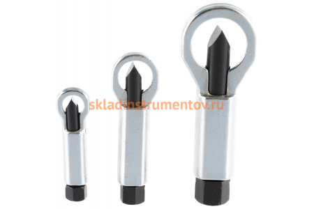 Набор стальных съемников STAYER для прикипевших гаек, 3 шт. 43213-H3