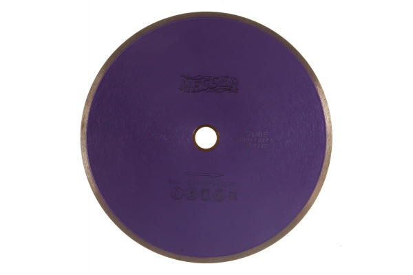 Диск алмазный сплошная кромка G/L по граниту 300D-2T-7.5W-25.4/32 MESSER 01-22-300