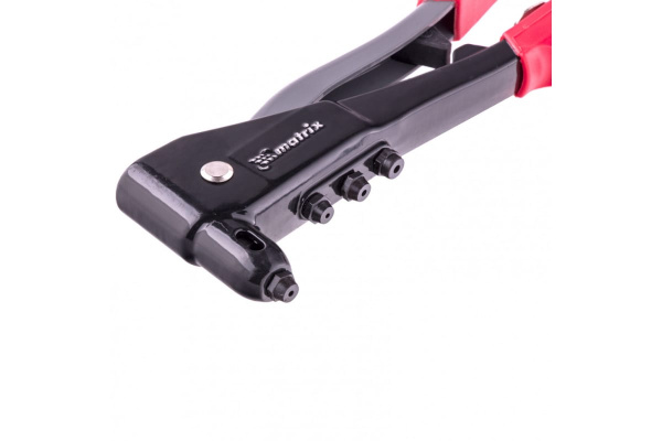 Заклепочник литой, 260 мм, с набором заклепок, заклепки 2,4-3,2-4,0-4,8 мм MATRIX 40552