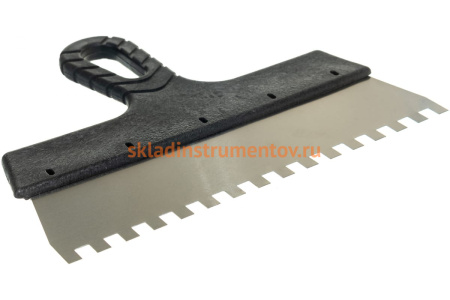 Фасадный зубчатый шпатель (250 мм, зуб 8x8 мм) РемоКолор 12-1-118