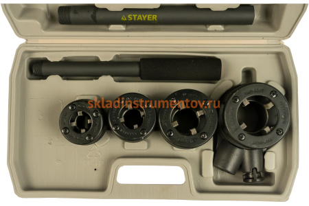 Набор для нарезки резьбы на трубах STAYER PROFESSIONAL 28260-H4
