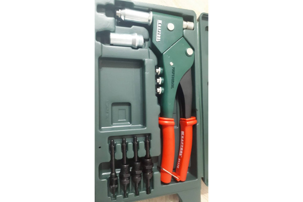 Поворотный многофункциональный заклепочник KRAFTOOL INDUSTRIE 31178