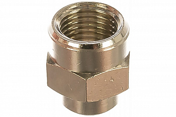 Муфта цилиндрическая мама 1/8" - мама 1/8" 1225/2 280/1 F1/8*F1/8" GAV 12024