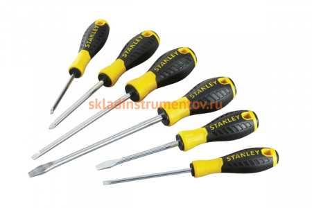 Набор из 6-ти отверток Stanley ESSENTIAL STHT0-60209