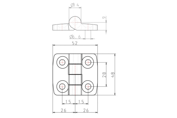 Шарнир KIPP K0580.251515