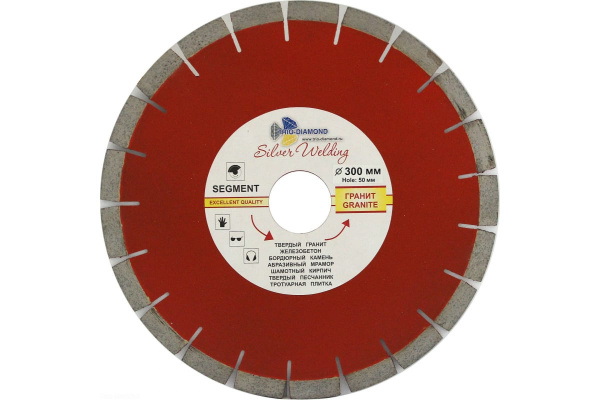 Диск алмазный отрезной Сегмент Гранит (300х50 мм) Trio-Diamond SWG901