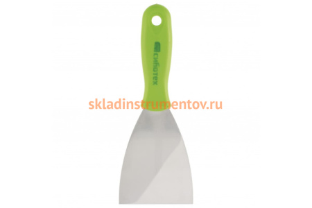 Шпательная лопатка из нержавеющей стали, 150 мм, пластмассовая ручка СИБРТЕХ 85550