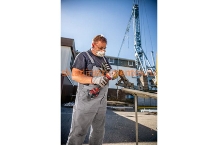 Аккумуляторная угловая шлифовальная машина FLEX LBE 125 18.0-EC/5.0 Set 499323