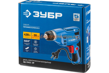 Дрель ЗУБР ПРОФЕССИОНАЛ ЗД-П421 ЭР