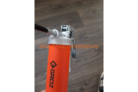 Шприц V-серии пистолетного типа Groz V5F/B/SPL 345атм, 500см3, шланг GR42976