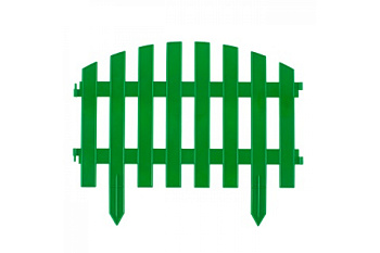 Декоративный забор "Винтаж", 28x300 см, зеленый PALISAD Россия 65012