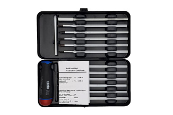 Отвертка c регулировкой крутящего момента Nm 1,5-3,0 с набором насадок 12 шт. в кейсе Felo 10099216