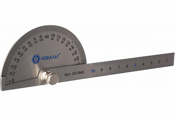 Переставной угломер с транспортиром 150мм КОБАЛЬТ 243-646