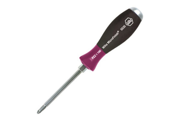 Отвертка MicroFinish под ключ ударная PZ2x100 Wiha 29159