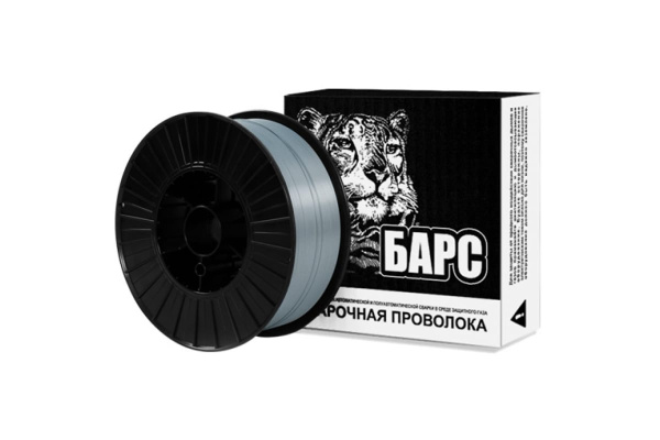 Проволока алюминиевая сварочная AlMg5 (1 мм; кассета 6 кг) Барс СВ000008640