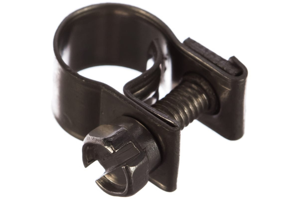 Металлические хомуты СИБРТЕХ, MINI 8-10мм, ширина 9мм,  винтовой, W4, 2шт 475013