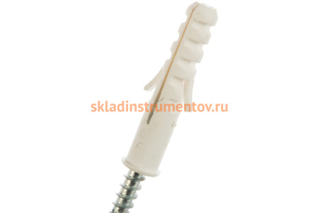 Распорный дюбель Зубр МАСТЕР с шурупом-крюком, 12 х 60 / 8 х 85 мм, 30 шт 30675-12-60