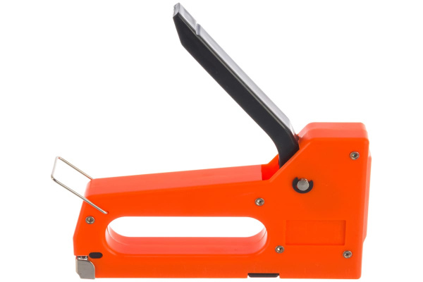 Мебельный пластиковый степлер со скобами 100 шт, тип скобы 53, 4-8 мм SPARTA 42001