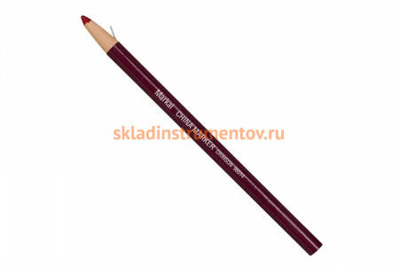 Промышленный восковой самозатачивающийся карандаш Markal China Marker, пунцовый 96014