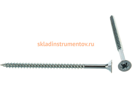 Шуруп универсальный ТФ7 (8 шт; 6.0х100 мм; PZ) для дерева ЗУБР 4-300377-60-100